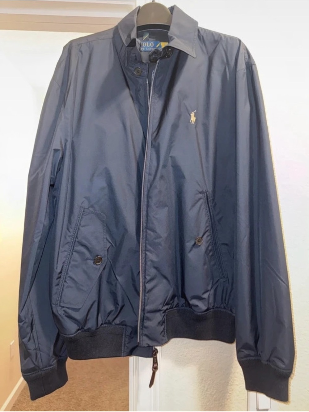Polo by Ralph Lauren Men’s Navy Windbreaker Jacket